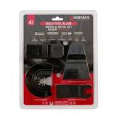 Abracs Multi-Tool Wood &amp; Metal Blade 4 Piece
