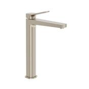 Luta Freestanding Basin Mixer Tap Brushed Nickel image