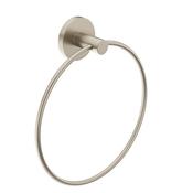 Hakk Towel Ring Brushed Nickel image