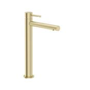 Hakk Freestanding Basin Mixer Brushed Gold image