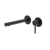 Hakk Wall Mounted Basin Mixer Matt Black image