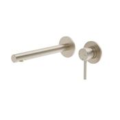 Hakk Wall Mounted Basin Mixer Brushed Nickel image