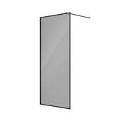 Mirage Matt Black Frame with Smoked Glass 900mm