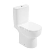 Via Comfort Height Open Back Closed Couple Toilet Alpha Seat image