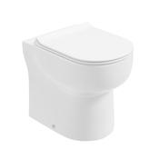 Via Comfort Height Back to Wall Toilet Sequence Slim Seat image