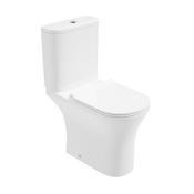 Pena Comfort Height Open Back Closed Coupled Toilet Sequence Slim Seat image
