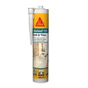 Sikaseal 175 Bath And Tiles Silicone Sealant 300ml - White image