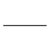 Smart Fence Top Finishing Rail Black image