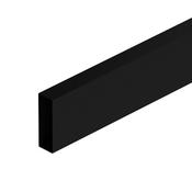 Smart Fence Single Steel Plinth Black image