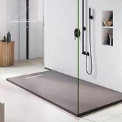 Solid Soft Shower Tray Linear Drain 1000mm x 1600mm Anthracite image