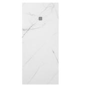 Unity Marble Effect Shower Tray White 1800mm x 800mm image