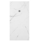 Unity Marble Effect Shower Tray White 1800mm x 900mm image