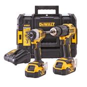Dewalt 18V Combi &amp; Impact Drill Twin Pack image