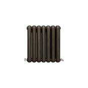 Vaporo Circa Horizontal Radiator 600mm x 510mm Brushed Bronze image