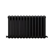 Vaporo Circa Horizontal Radiator 600mm x 930mm Matt Black image