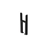 Vaporo Tradicio Radiator Feet 280mm x 106mm Matt Black image