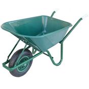 Moy Wheelbarrow Green Plastic Body 100 ltr image