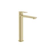 Inez Freestanding Basin Mixer Tap Brushed Gold image