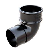 Round Offset Bend 90° Black
