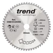 Trend Wood Mitre Saw Blade 250mm x 30mm x 60T image