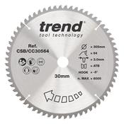 Trend Wood Mitre Saw Blade 305mm x 30mm x 64T image