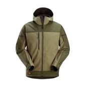 Snickers 1226 Hooded Softshell Stretch Jacket Khaki Green Small image