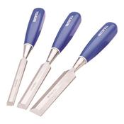 Faithfull 3 Piece Blue Chisel Set