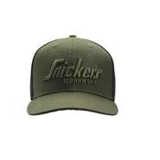 Snickers 9001 Trucker Cap Khaki Green/Black image