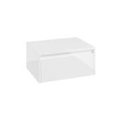 Apex 600mm Floating Single Push Drawer Unit Gloss White