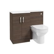 Corta 1000mm LH Combination Two Door Unit Sable Ash-Chrome Handles