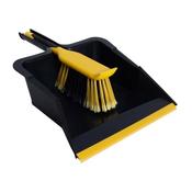 Bulldozer Heavy Duty Dustpan and Brush Set image