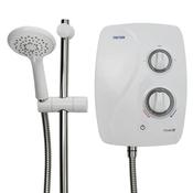 Triton Novel SR Thermostatic Power Shower White/Chrome  image