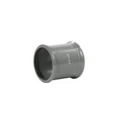 Pipelife 4" Soil Double Socket Coupler Grey image