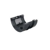 Wavin RoundLine Gutter Jointing Bracket 112mm Black image