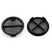Icon Circular Soffit Vent Black