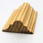 Whitewood Double Astragal Moulding 22mm x 11mm x 2.4m image