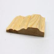 Red Deal (Pine) Moulding Dado Rail 68mm x 19mm 2.4m image