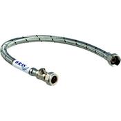 3/4" Flex Hose 12mm Bore 500mm with Iso Valve WRAS Approved image