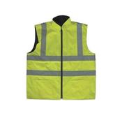 Hi-Vis Reversible BodyWarmer Yellow Medium image