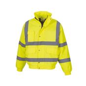 Hi Vis Bomber Jacket Yellow Large image