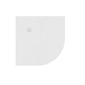 Slate Quadrant Shower Tray White 1000mm image