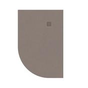Slate Right Hand Offset Quadrant Shower Tray Taupe 1200x800mm image