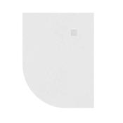 Slate Right Hand Offset Quadrant Shower Tray White 1200x900mm image