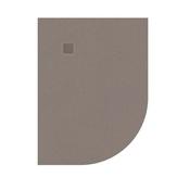 Slate Left Hand Offset Quadrant Shower Tray Taupe All Sizes
