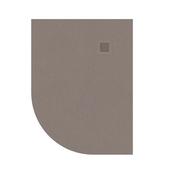 Slate Right Hand Offset Quadrant Shower Tray Taupe 1200x900mm image