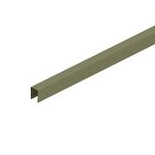 Smart Fence Top Finishing Rail Olive Green