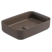 Avanti Square 500mm Vessel Basin Ground Mocha image