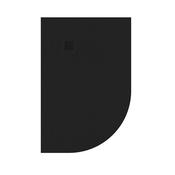 Slate Left Hand Offset Quadrant Shower Tray Black 1200mm x 800mm image