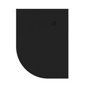 Slate Right Hand Offset Quadrant Shower Tray Black 1200x800mm image