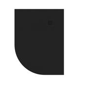 Slate Right Hand Offset Quadrant Shower Tray Black 1200x900mm image